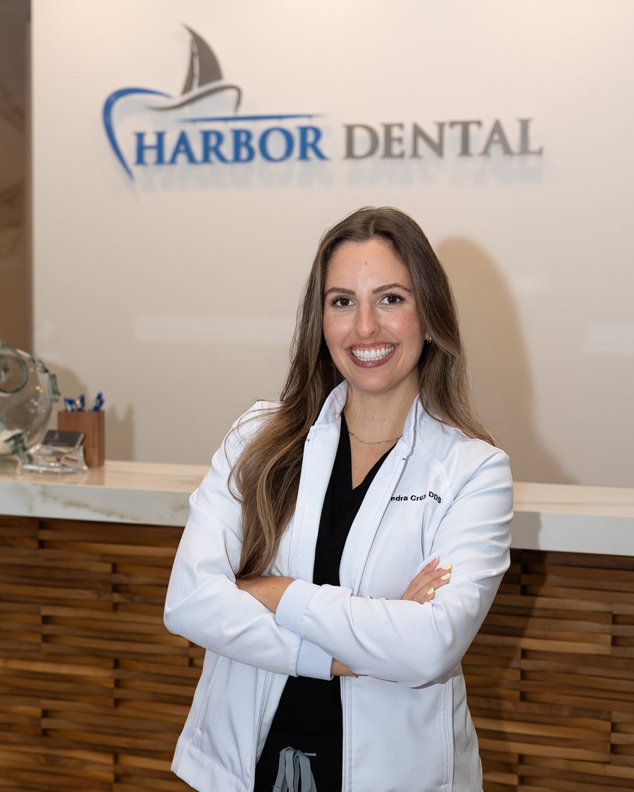 Dr. Kendra Cruz, DDS, at Harbor Dental.